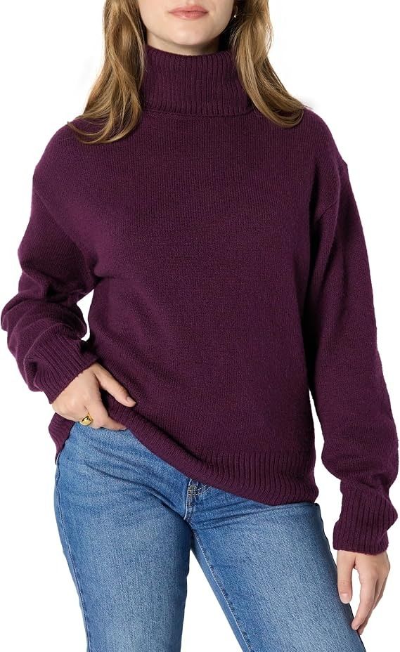 Purple Turtleneck Sweater image 5